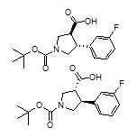 trans-1-Boc-4-(3-fluorophenyl)pyrrolidine-3-carboxylic Acid