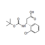 (R)-3-(Boc-amino)-3-(2-chlorophenyl)propanoic Acid