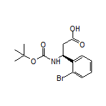 (S)-3-(2-Bromophenyl)-3-(Boc-amino)propanoic Acid