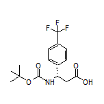 (S)-3-(Boc-amino)-3-[4-(trifluoromethyl)phenyl]propanoic Acid