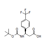 (R)-3-(Boc-amino)-3-[4-(trifluoromethyl)phenyl]propanoic Acid
