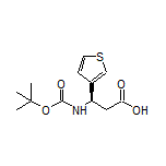 (R)-3-(Boc-amino)-3-(thiophen-3-yl)propanoic Acid
