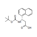 (S)-3-(Boc-amino)-3-(1-naphthyl)propanoic Acid