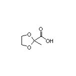 2-Methyl-1,3-dioxolane-2-carboxylic Acid