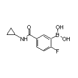 5-(Cyclopropylcarbamoyl)-2-fluorophenylboronic Acid