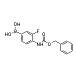 4-(Cbz-amino)-3-fluorophenylboronic Acid
