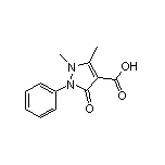 1,5-Dimethyl-3-oxo-2-phenyl-2,3-dihydropyrazole-4-carboxylic Acid