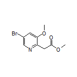 Methyl 2-(5-Bromo-3-methoxy-2-pyridyl)acetate