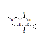 1-Boc-4-methylpiperazine-2-carboxylic Acid