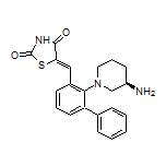 (R,Z)-5-[[2-(3-Amino-1-piperidyl)-3-biphenylyl]methylene]thiazolidine-2,4-dione