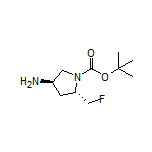 (3R,5S)-1-Boc-5-(fluoromethyl)pyrrolidin-3-amine