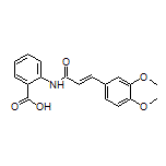 (E)-2-[3-(3,4-Dimethoxyphenyl)acrylamido]benzoic Acid