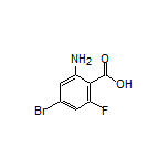 2-Amino-4-bromo-6-fluorobenzoic Acid