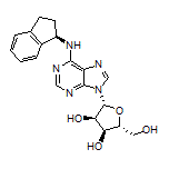 (2R,3R,4S,5R)-2-[6-[[(R)-2,3-Dihydro-1-indenyl]amino]-9-purinyl]-5-(hydroxymethyl)tetrahydrofuran-3,4-diol