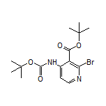 tert-Butyl 2-Bromo-4-(Boc-amino)nicotinate