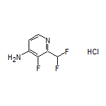 4-Amino-2-(difluoromethyl)-3-fluoropyridine Hydrochloride
