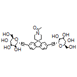 1-[2,7-Bis[[(2R,3S,4R,5S,6R)-3,4,5-trihydroxy-6-(hydroxymethyl)tetrahydro-2H-pyran-2-yl]ethynyl]spiro[fluorene-9,4’-piperidin]-1’-yl]ethanone
