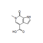 6-Methyl-7-oxo-6,7-dihydro-1H-pyrrolo[2,3-c]pyridine-4-carboxylic Acid
