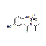 6-Hydroxy-3-isopropyl-1H-benzo[c][1,2,6]thiadiazin-4(3H)-one 2,2-Dioxide