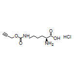 (S)-2-Amino-6-[[(prop-2-yn-1-yloxy)carbonyl]amino]hexanoic Acid Hydrochloride