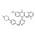 1-(2,4-Dimethoxyphenyl)-3-(2,6-dimethylphenyl)-1-[6-[[4-(4-methylpiperazin-1-yl)phenyl]amino]pyrimidin-4-yl]urea
