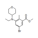 Methyl 5-Bromo-3-[ethyl(tetrahydro-2H-pyran-4-yl)amino]-2-methylbenzoate