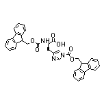 (R)-3-(1-Fmoc-4-imidazolyl)-2-(Fmoc-amino)propanoic Acid
