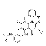 N-[3-[[3-Cyclopropyl-1-(2-fluoro-4-iodophenyl)-6,8-dimethyl-2,4,7-trioxo-1,2,3,4,7,8-hexahydropyrido[2,3-d]pyrimidin-5-yl]amino]phenyl]acetamide