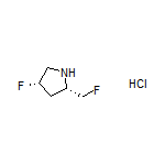 (2S,4S)-4-Fluoro-2-(fluoromethyl)pyrrolidine Hydrochloride