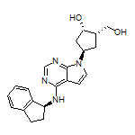 (1S,2S,4R)-4-[4-[[(S)-2,3-Dihydro-1H-inden-1-yl]amino]-7H-pyrrolo[2,3-d]pyrimidin-7-yl]-2-(hydroxymethyl)cyclopentanol