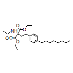 Diethyl 2-Acetamido-2-(4-octylphenethyl)malonate
