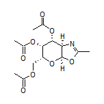 (3aR,5R,6R,7R,7aR)-5-(Acetoxymethyl)-2-methyl-5,6,7,7a-tetrahydro-3aH-pyrano[3,2-d]oxazole-6,7-diyl Diacetate