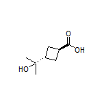 trans-3-(2-Hydroxypropan-2-yl)cyclobutanecarboxylic Acid