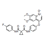 4-[4-[1-[(4-Fluorophenyl)carbamoyl]cyclopropanecarboxamido]phenoxy]-6,7-dimethoxyquinoline 1-Oxide