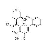 2-(2-Chlorophenyl)-5,7-dihydroxy-8-[(3S,4R)-3-hydroxy-1-methyl-4-piperidyl]-4H-chromen-4-one