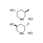 (3R,5R)-rel-5-Fluoropiperidin-3-ol Hydrochloride