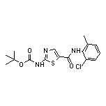 2-(Boc-amino)-N-(2-chloro-6-methylphenyl)thiazole-5-carboxamide