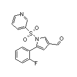 5-(2-Fluorophenyl)-1-(3-pyridylsulfonyl)pyrrole-3-carbaldehyde