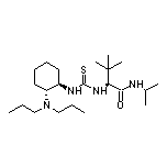 (S)-2-[3-[(1R,2R)-2-(Dipropylamino)cyclohexyl]thioureido]-N-isopropyl-3,3-dimethylbutanamide