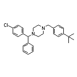 1-[4-(tert-Butyl)benzyl]-4-[(4-chlorophenyl)(phenyl)methyl]piperazine