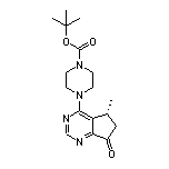 tert-Butyl (R)-4-(5-Methyl-7-oxo-6,7-dihydro-5H-cyclopenta[d]pyrimidin-4-yl)piperazine-1-carboxylate