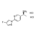(S)-1-[6-(4-Fluoro-1H-pyrazol-1-yl)pyridin-3-yl]ethanamine Dihydrochloride