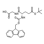 (S)-2-[2-[[[(9H-Fluoren-9-yl)methoxy]carbonyl]amino]-5-(tert-butoxy)-5-oxopentanamido]acetic Acid