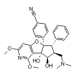 4-[(5aR,6S,7S,8R,8aS)-7-[(Dimethylamino)methyl]-8,8a-dihydroxy-1,3-dimethoxy-6-phenyl-6,7,8,8a-tetrahydro-5aH-cyclopenta[4,5]furo[3,2-c]pyridin-5a-yl]benzonitrile