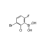 3-Bromo-2-chloro-6-fluorophenylboronic Acid