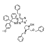 (1S,2S,3S,5S)-3-(Benzyloxy)-5-[6-(benzyloxy)-2-[[(4-methoxyphenyl)diphenylmethyl]amino]-9H-purin-9-yl]-2-[(benzyloxy)methyl]cyclopentanol