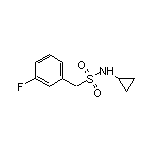 N-Cyclopropyl-1-(3-fluorophenyl)methanesulfonamide
