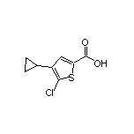5-Chloro-4-cyclopropylthiophene-2-carboxylic Acid