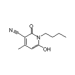 1-Butyl-6-hydroxy-4-methyl-2-oxo-1,2-dihydropyridine-3-carbonitrile