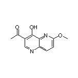 1-(4-Hydroxy-6-methoxy-1,5-naphthyridin-3-yl)ethanone